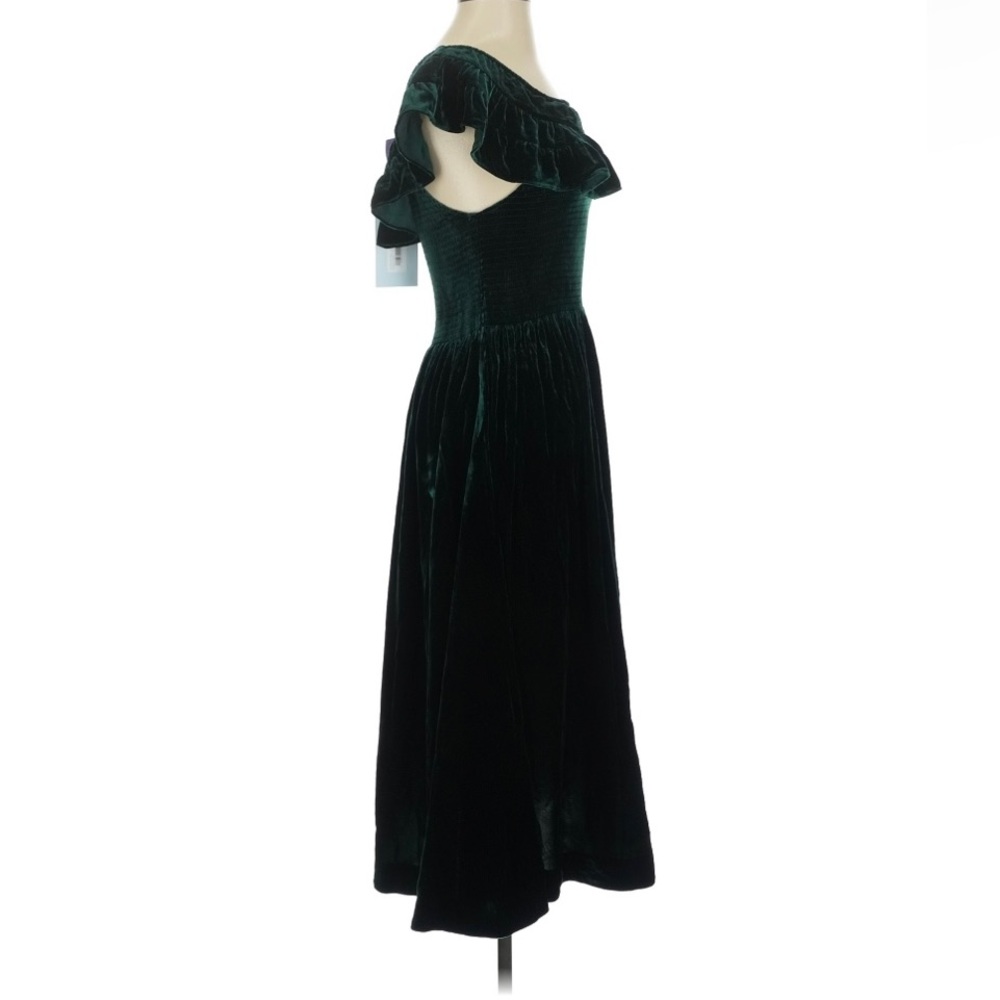 Hill House Velvet Green Holiday Party Dress 💚🎄 - Picture 3 of 10